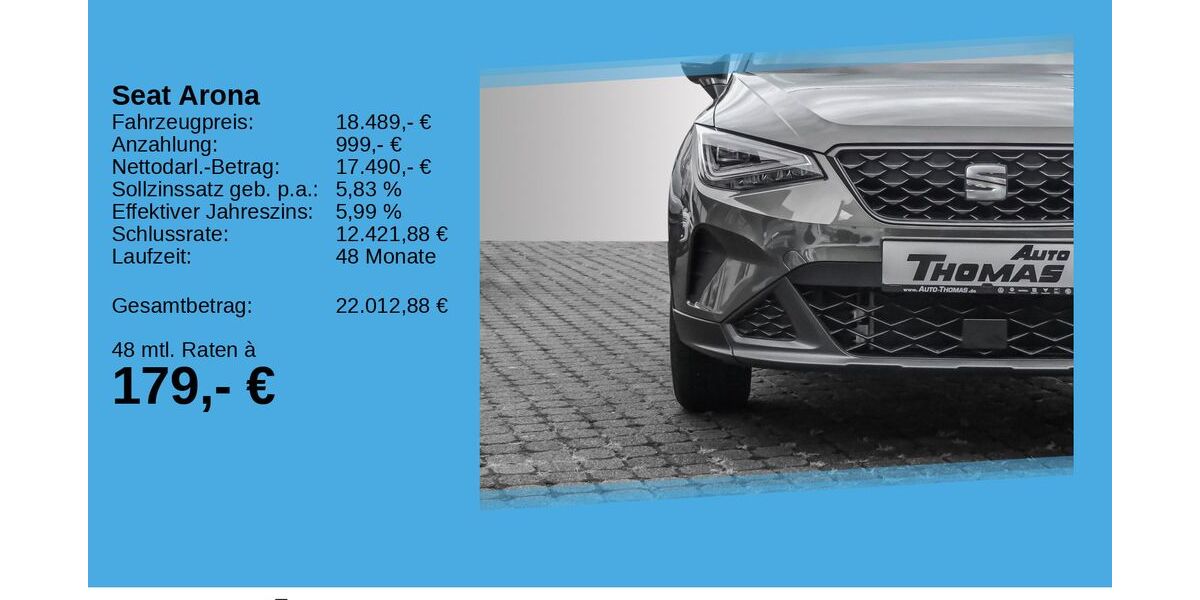 Seat Arona 9.640 km 17.990 &euro; Bonn 53227