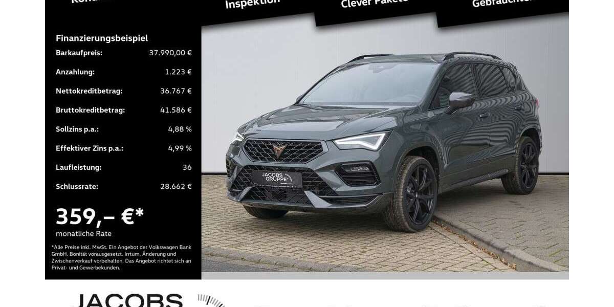 Cupra Ateca 4.444 km 37.990 &euro; Düren 52351