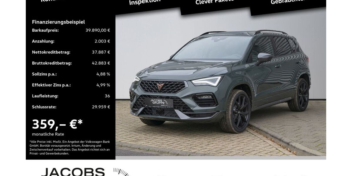 Cupra Ateca 4.444 km 37.990 &euro; Düren 52351
