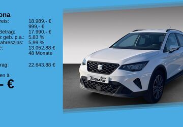 Seat Arona 27.400 km 18.490 &euro; Bonn 53227