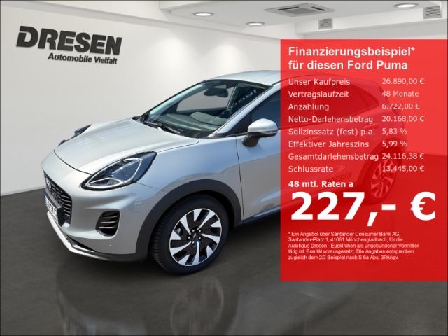 Ford Puma 1.500 km 26.890 &euro; Euskirchen 53881