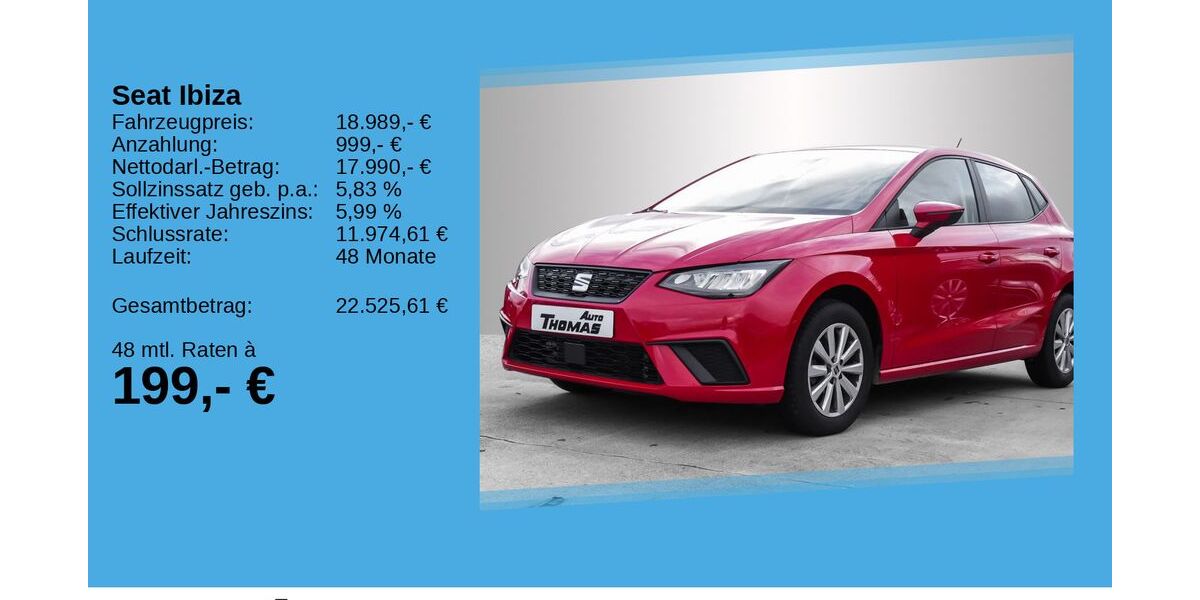 Seat Ibiza 14.160 km 18.490 &euro; Bonn 53227