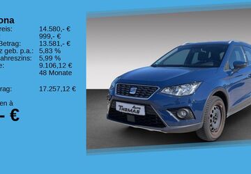 Seat Arona 57.290 km 13.490 &euro; Bonn 53227