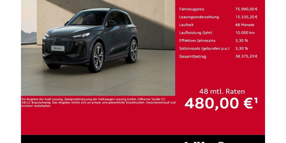 Audi Q6 e-tron 7.500 km 75.990 &euro; Meckenheim / Bonn 53340