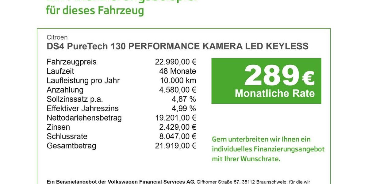 DS Automobiles DS4 27.352 km 22.990 &euro; Düren 52353