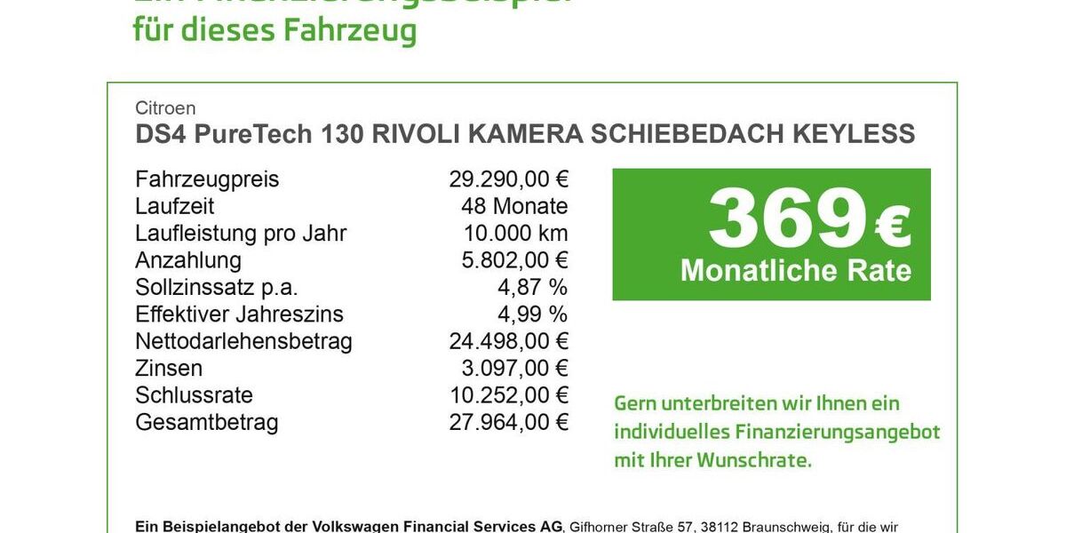 DS Automobiles DS4 25.000 km 29.290 &euro; Düren 52353