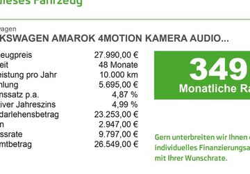 VW Amarok 90.347 km 27.990 &euro; Düren 52353